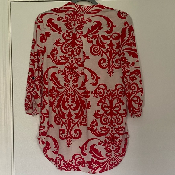 Red & White Tunic Top - Picture 2 of 5